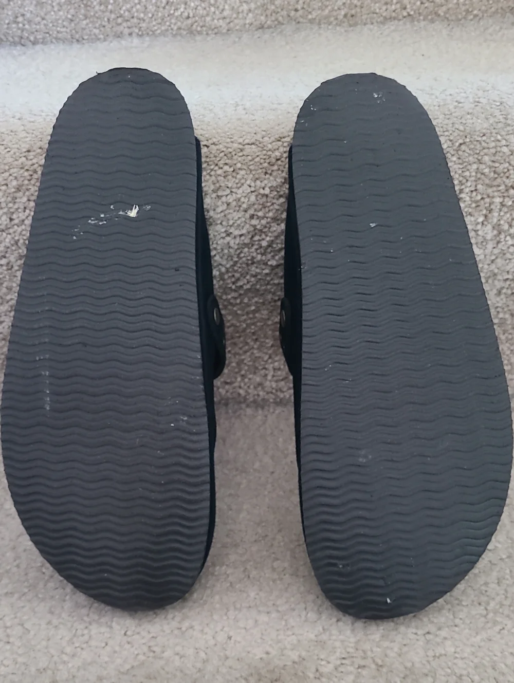 Slip-On Suede Clog with Adjustable Strap